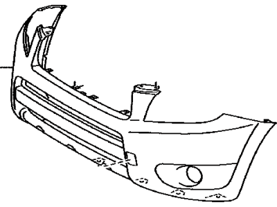 Toyota 52119-42926 Cover,  Front Bumper