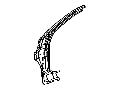 Toyota 61131-42201 Pillar,  Front Body,  Upper Outer RH