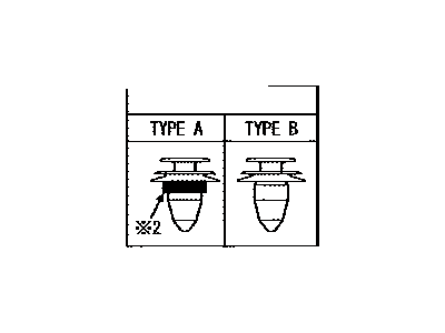 Toyota 90467-09206 Clip(For Front Door Trim Board)