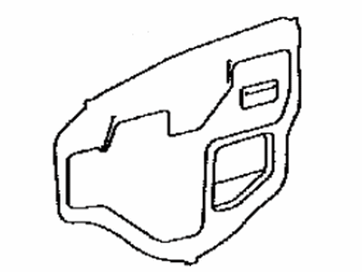 Toyota 67832-42020 Cover, Front Door Service Hole, Driver Side