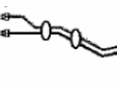 Toyota 47321-42150 Tube,  Rear Brake,  NO.1