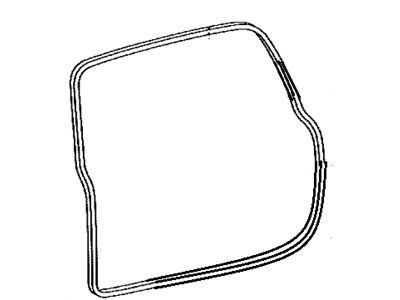 Toyota 67881-42040 Weatherstrip,  Back Door