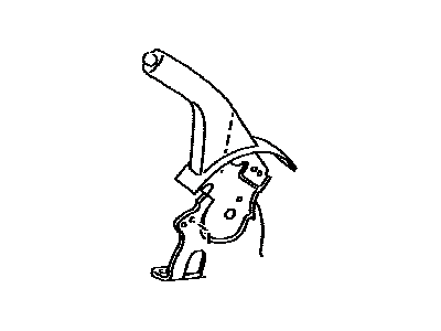 Toyota 46201-42090-B0 Lever Sub-Assembly, Parking Brake