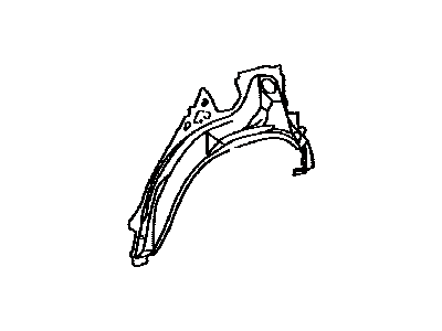 Toyota 61632-42070 Panel,  Quarter Wheel House,  Outer LH