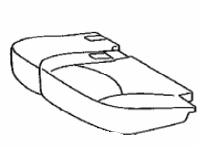 Toyota 71612-42080 Pad,  Rear Seat Cushion,  LH