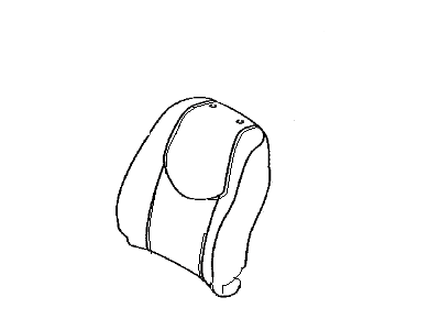 Toyota 71551-42140 Pad,  Front Seat Back,  RH(For Separate Type)