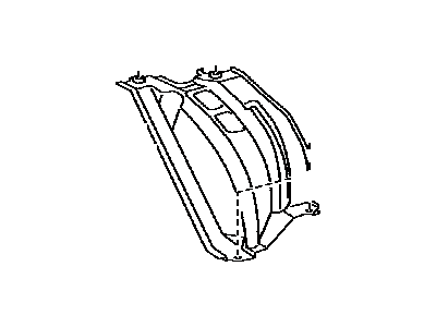 Toyota 74414-42010 Reinforcement,  Battery Bracket