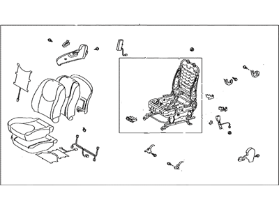 Toyota 71100-42F00-E2 Seat Assy,  Front RH