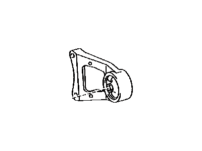 Toyota 52380-42120 Support,  Rear Differential,  NO.2