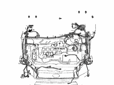 Toyota 82111-42K02 Wire,  Engine Room Main