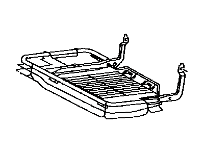 Toyota 71660-42010 Frame Sub-Assembly, Rear Seat Cushion, Driver Side