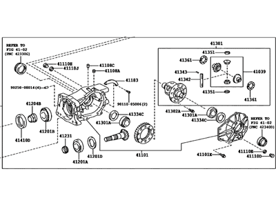Toyota 41110-42053 Carrier Assy,  Differential,  Rear