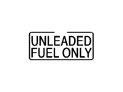 Toyota 74559-14050 Plate,  Fuel Caution