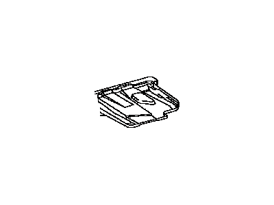 Toyota 58561-42041 Silencer, Front Floor