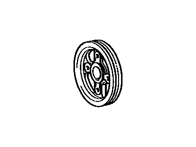 Toyota 13407-15020 Pulley, Crankshaft