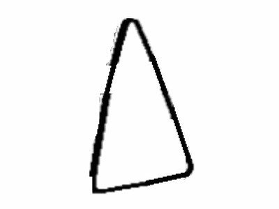 68123-16021 Toyota Glass, Rear Door Window, Passenger Side Illustration 1 of 1