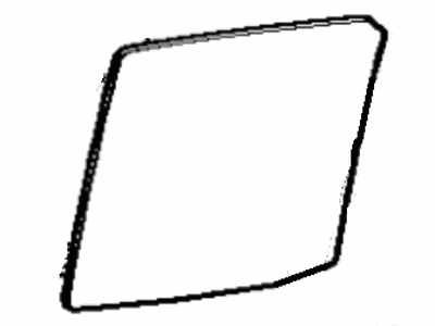 68113-16021 Toyota Glass Sub-Assembly, Rear Door, Passenger Side Illustration 1 of 1