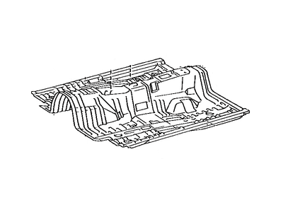 Toyota Supra Floor Pan - 58111-14061