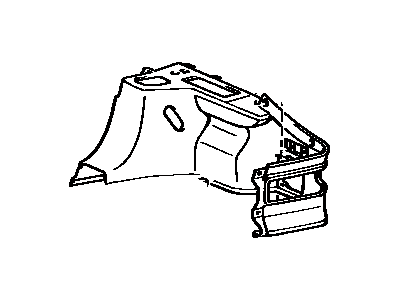 Toyota 64731-14110-02 Rear Side Panel