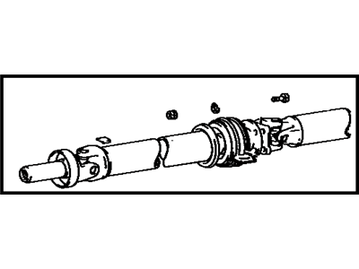 Toyota 37100-14610 Shaft Assembly, Propeller W/Center Bearing