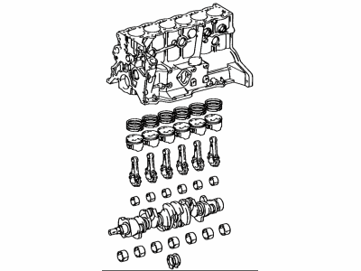 Toyota 11400-42052 Short Block