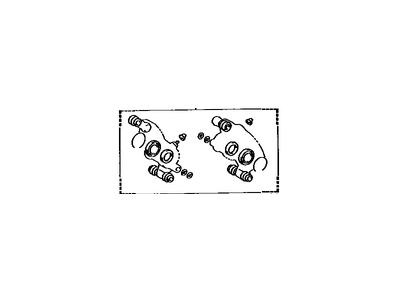 Toyota 04479-14110 Caliper Overhaul Kit, Rear