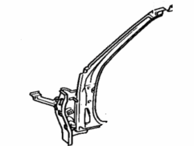Toyota 61021-14340 Pillar Sub-Assembly, Front Body, Passenger Side