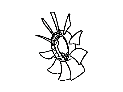 Toyota Supra Cooling Fan Assembly - 16361-42020