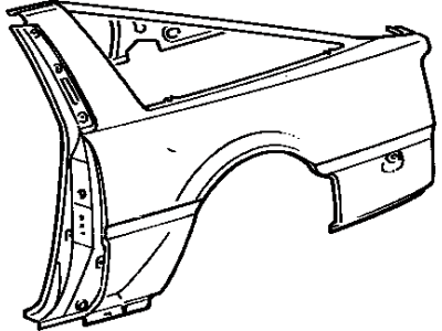 Toyota 61602-1B902 Panel,  Quarter,  LH