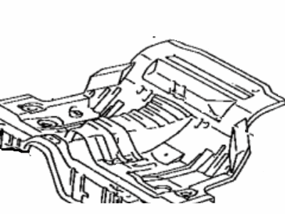 Toyota Supra Floor Pan - 58211-14120