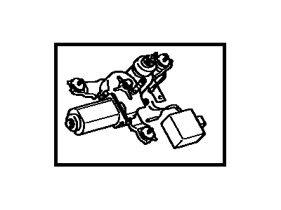 Toyota 85110-14290 Motor Assy,  Rear Wiper