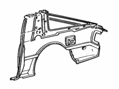 Toyota 61601-1B906 Panel,  Quarter,  RH