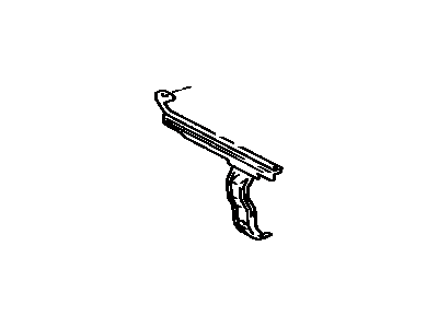 Toyota 52076-12020 Molding Retainer