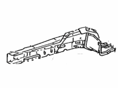 Toyota 57102-14901 Member Sub-Assembly, Front Side, Driver Side