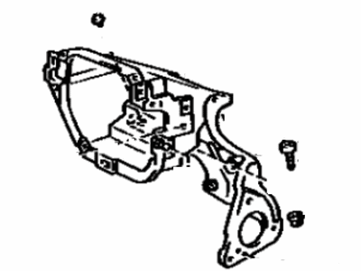 54110-14040 Toyota Bracket Sub-Assembly, Retractable Headlamp, Passenger Side Illustration 1 of 1