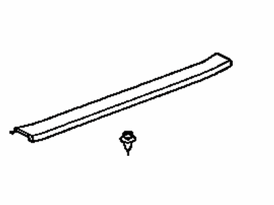 Toyota 58387-42020-E0 Plate,  Rear Floor Finish