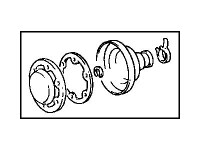 Toyota 04373-12010 Boot Kit,  Universal