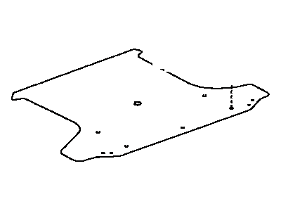 Toyota 58571-42070-E0 Carpet Assy,  Rear Floor