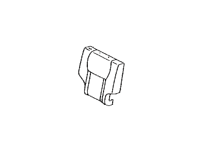Toyota 71078-42181-B2 Cover,  Rear Seat Back,  LH(For Separate Type)