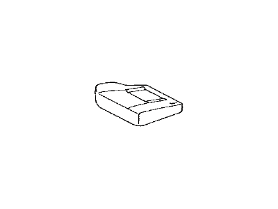 Toyota 71076-42300-B1 Cover,  Rear Seat Cushion,  LH (For Separate Type)