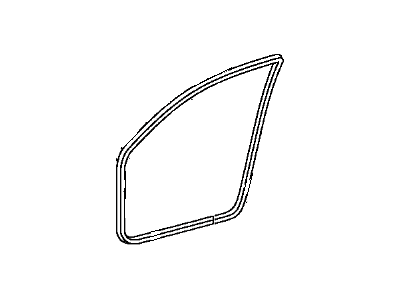Toyota 62312-42060-E0 Weatherstrip,  Front Door Opening Trim,  LH