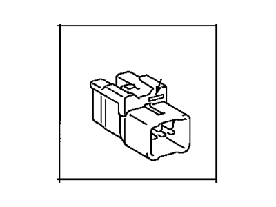 Toyota 90980-10796 Housing, Connector Male