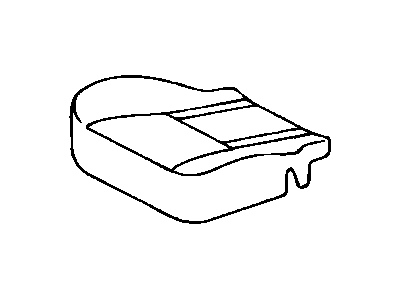 Toyota 71072-42040-B3 Cover,  Front Seat Cushion,  LH(For Separate Type)