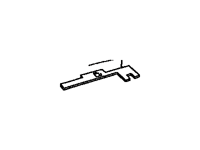 Toyota 55613-42020 Pad,  Instrument Panel Under Tray Silencer,  NO.2