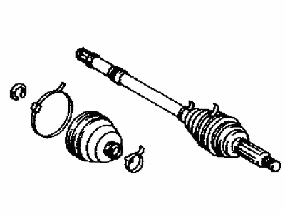 Toyota 42370-49095 Shaft Assy,  Rear Drive Outboard Joint,  LH
