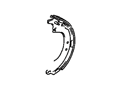 Toyota 47062-42010 Strut Set,  Parking Brake Shoe,  LH