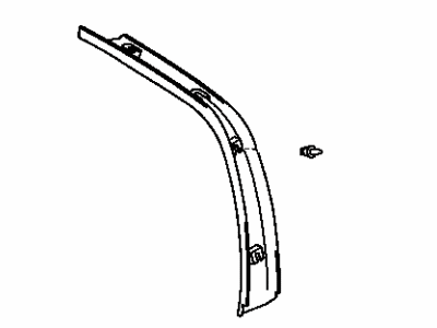 Toyota 67938-42020-E0 Garnish,  Back Door Side,  LH