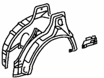 Toyota 61604-42904 Panel Sub-Assy,  Quarter Wheel House,  LH