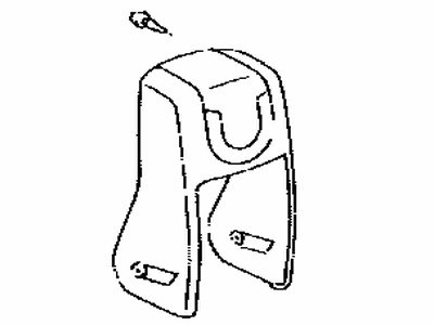 Toyota 55630-42010-E0 Holder,  Rear Console Box,  Cup