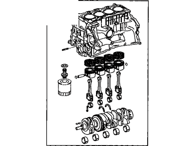 Toyota 11400-28261 Short Block